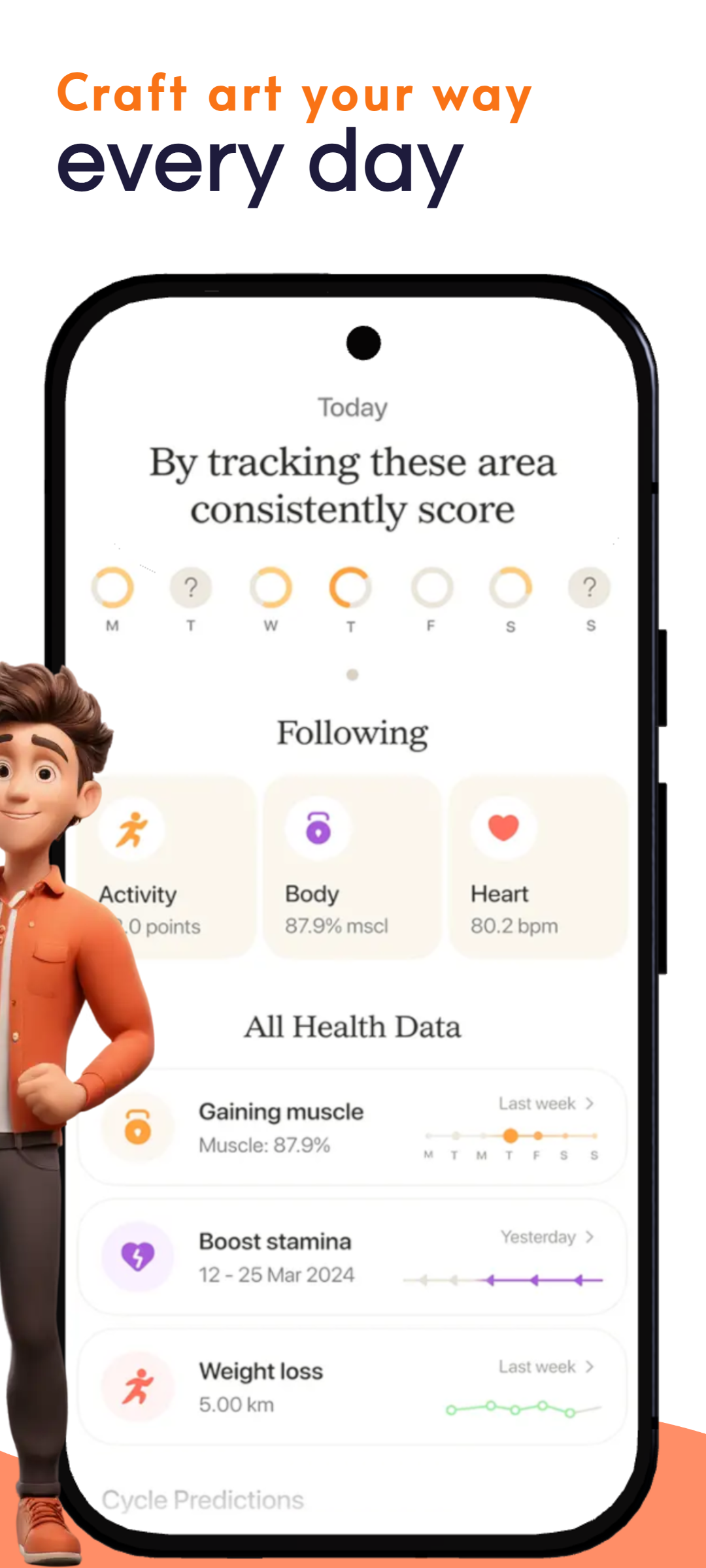 3D Android app mockup created with RenderDuck