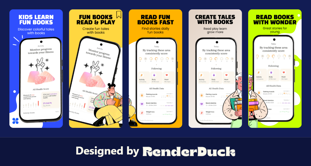 Google Play screenshot examples for Android apps and games