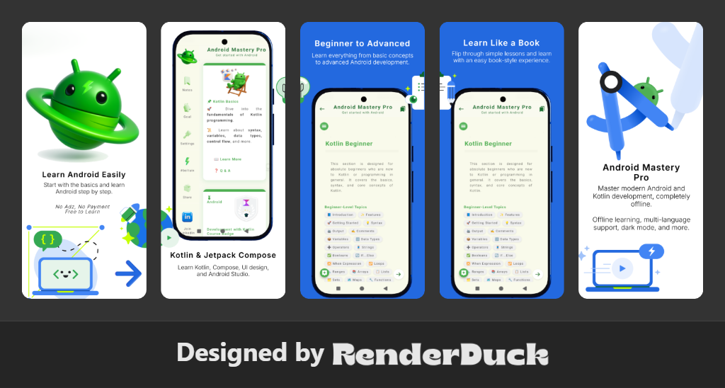 Learning App - Android Mastery Pro preview
